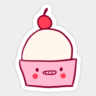 Cute Ice cream illustration Sticker